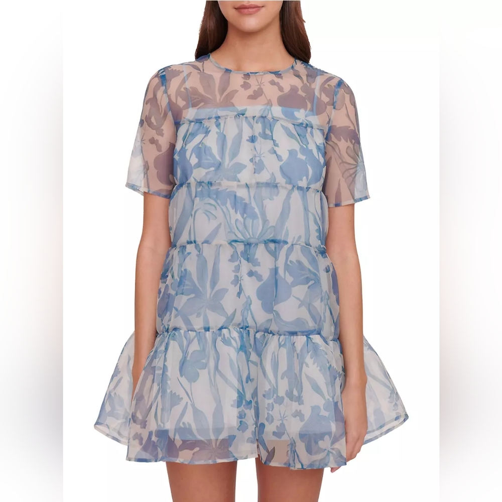 Staud Mini Hyacinth Dress L - NWT